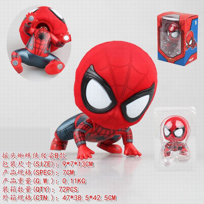 ֩ SpiderMan Ӣ۹ Qҡͷ֩  A ذڼװְ7-9CM