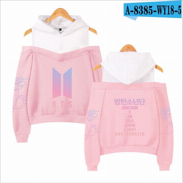 BTS  ɫ1Ůʽӡɳñ¶ 2 ǰ3Ԥ XS-S-M-L-XL-XXL