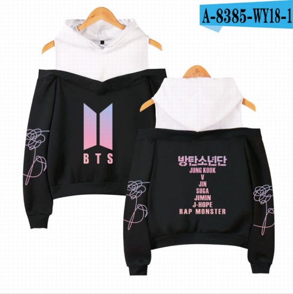 BTS  ɫ1Ůʽӡɳñ¶ 2 ǰ3Ԥ XS-S-M-L-XL-XXL