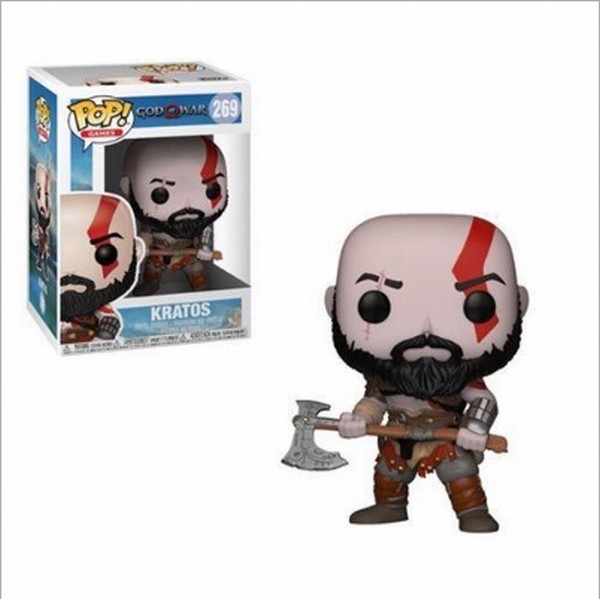 FUNKO POP 269 ս4 God of War Kratos ˹ װְڼģ 10CM