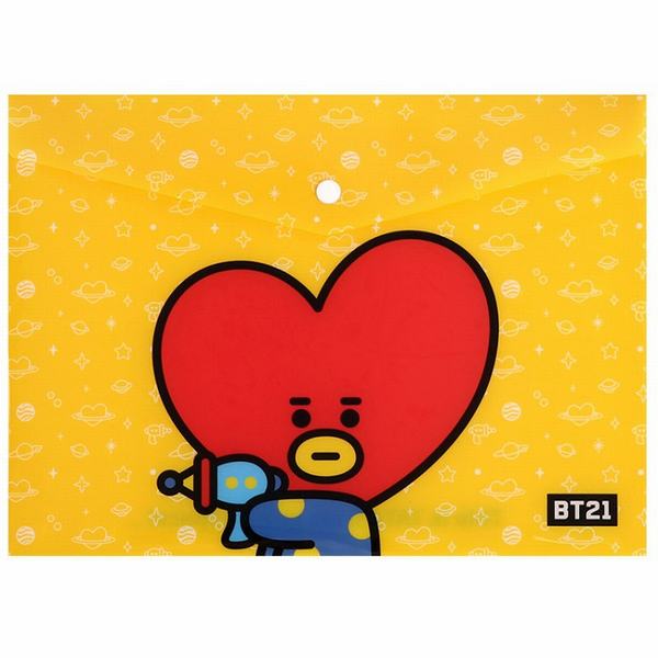 BTS����������BT21���İ����ļ����ļ��� 5������  32.5X24CM 40G  OPP��������װ