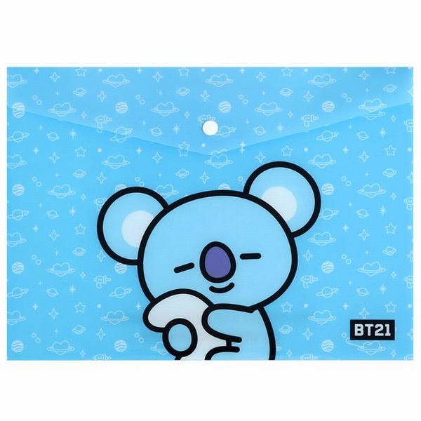 BTS����������BT21���������ļ����ļ��� 5������  32.5X24CM 40G  OPP��������װ