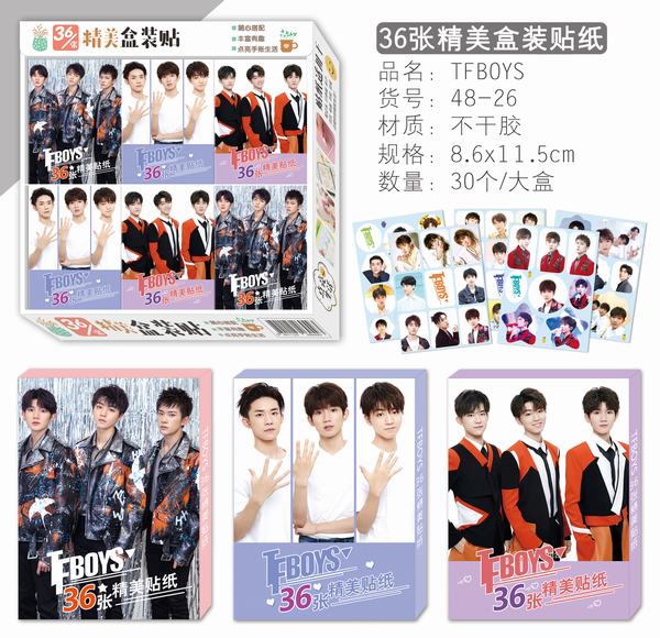 TFBOYS ܱ߾װֽ һС36 8.6X11.5CM һװ30С  һ