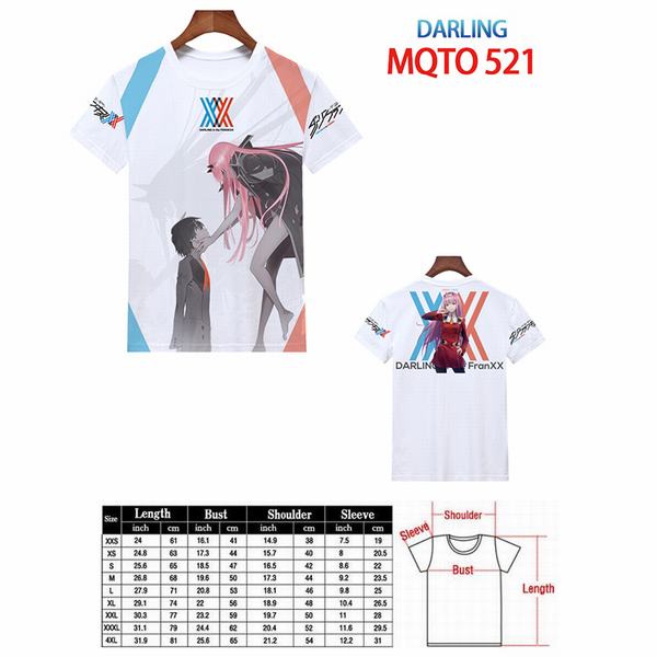 DARLING in the FRANXX MQTO 521 ŷȫӡT-XXS-4XL9