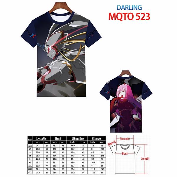 DARLING in the FRANXX MQTO 523 ŷȫӡT-XXS-4XL9