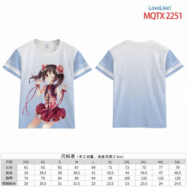 LoveLive! MQTX 2251 ȫӡT-2XS-5XL10