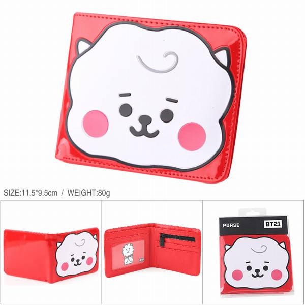 BTS- BT21 С Ƥȫʶ̿ӡǮ 11.5X9.5CM 80G