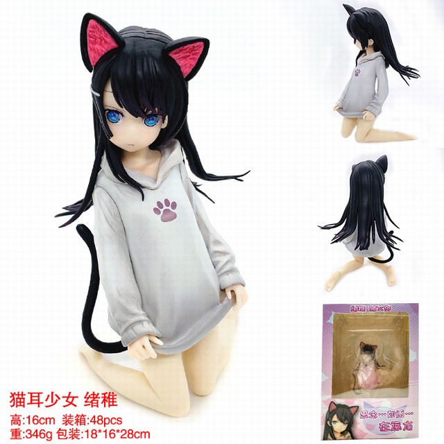 è����Ů ���� ��ɫ ��װ�ְ�ڼ�ģ�� 16CM 346G �ʺгߴ磺18X16X28CM һ��48��