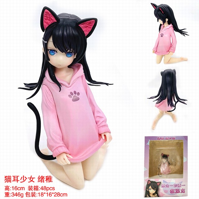 è����Ů ���� ��ɫ ��װ�ְ�ڼ�ģ�� 16CM 346G �ʺгߴ磺18X16X28CM һ��48��