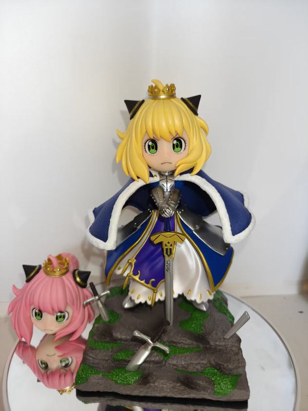Ҽ  cos fate  saber  ˫ͷ װְ Լ20cm һ32