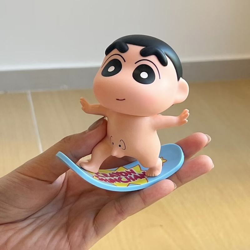 蜡笔小新 可爱裸奔 滑板小新 光屁股 A款 盒装手办 高10cm 蜡笔小新 可爱裸奔 滑板小新 光屁股 A款 盒装手办 高10cm