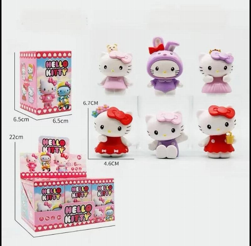 6��һ�� hello kitty ������ KTè ��װ�ְ� ��6.7cm