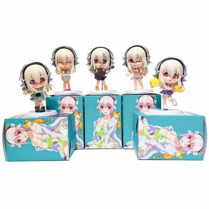 5款一套 索尼子 盒装手办 高约7cm 5款一套 索尼子 盒装手办 高约7cm