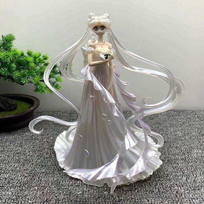 美少女战士 月野兔 白色婚纱礼服 盒装手办 高25cm 1箱12个 美少女战士 月野兔 白色婚纱礼服 盒装手办 高25cm 1箱12个